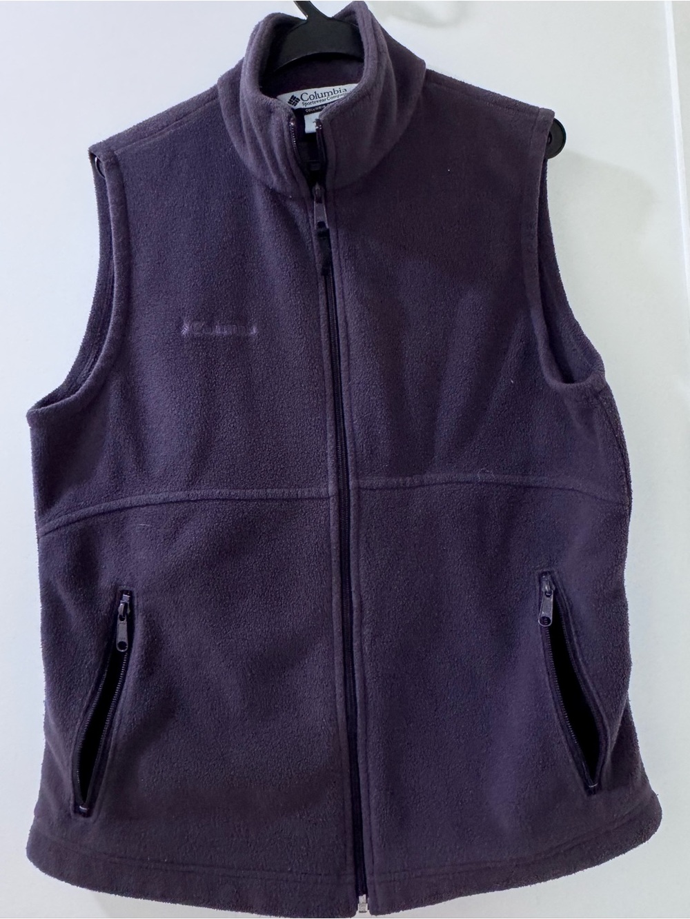 Columbia Kids Purple Fleece Vest - Full Zip